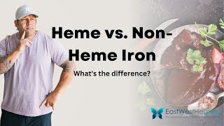 Heme vs Non Heme Iron Whats the difference [upl. by Sybyl]