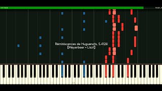 「Réminiscences des Huguenots S412iii」 Meyerbeer • Liszt 【dsynth】 [upl. by Mitzi]