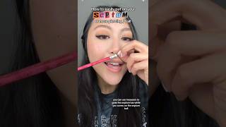 why was this lowkey seggsual 💀😂 how to put on septum piercing ball with long nails tip trick hack [upl. by Ethelstan354]