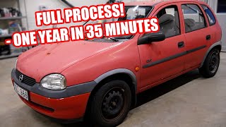 Full Restoration in 35 min  Start to Finish Project  £300 Opel Corsa Vauxhall [upl. by Weihs]