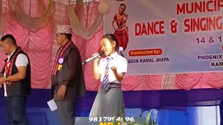 kahile pritiko phool banera  singing competition [upl. by Anialeh420]