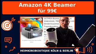 Günstige 4K Beamer von Amazon im Test ULTIMEA Apollo P40 Beamer für 199€ und Magcubic für 99€ [upl. by Fernanda]