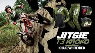 Jitsie T3 Kroko apparel  khakiwhitered [upl. by Reniar]