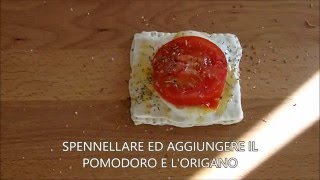 PIZZETTE STRACCHINO E POMODORO VIDEO [upl. by Rusert163]