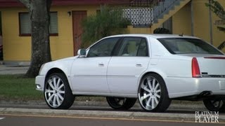 CADILLAC DTS on STAGGERED FORGIATO CONCAVO ST PETE [upl. by Tonina]