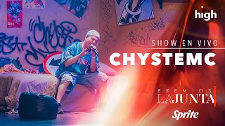 Premios LaJunta 2022  Show en vivo CHYSTE MC [upl. by Wrdna]