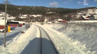 Cab Ride Norway  Trondheim  Bodø Winter Nordland Line [upl. by Xella]