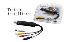 Tutorial  LogiLink USB 20 Video und Audio Grabber Treiber installieren auch für Windows 8 [upl. by Anekam]