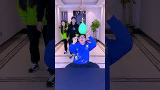 Balloon Cutting Challenge High Energy and HeartPounding SpeedFunnyfamily Partygames Funny [upl. by Dorri]