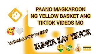 PAANO MAGKAROON NG YELLOW BASKETLINK SA TIKTOK VIDEOS MOPAANO KUMITA KAY TIKTOK☺🤍 [upl. by Gaves]