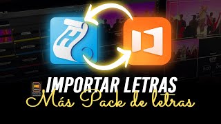 Como Importar Letras de Holyrics a ProPresenter7 o Viceversa más Pack de Letras Para PP7 y Holyrics [upl. by Anelak379]