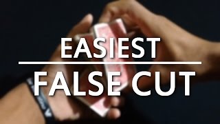 COMO MANIPULAR CARTAS LIKE A BOSS  EASIEST False CUT Cardistry Tutorial [upl. by Kenon]