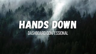 Dashboard Confessional  Hands Down  Instrumental  Lyrics [upl. by Pitts]