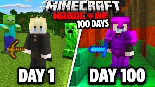 I Survived 100 Days In Hardcore Minecraft And Heres What Happened [upl. by Ern741]