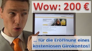 Commerzbank 200 € für Neukunden [upl. by Pollie]