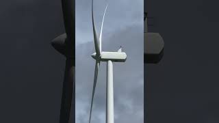 Vestas V10022 Spins before Hurricane Ernesto [upl. by Jilly191]