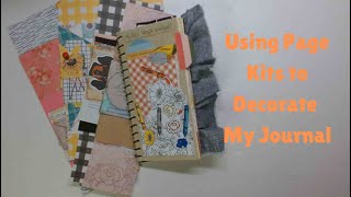 Creative Journaling with PreMade DIY Page Kits [upl. by Nosduj988]