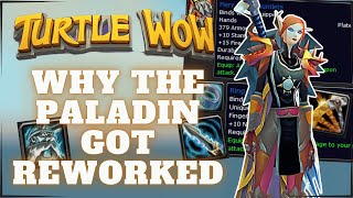 Why Turtle WoW Changed Their Paladins Kit AGAIN Part 1 [upl. by Nomaj]