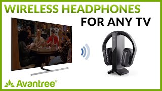 How to Use Avantree HT280  Wireless Headphone System For any TV [upl. by Aleb]