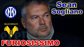 Sean Sogliano Furioso Dopo Inter Vs Hellas Verona Serie A [upl. by Mast]