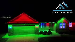 Gemstone lights permanent holiday lighting from Gem City Lighting in Quincy IL [upl. by Sopher]