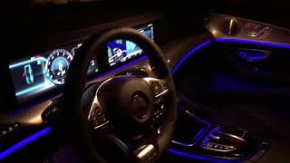 2018 E43 AMG MercedesBenz Night Lights [upl. by Kisung]