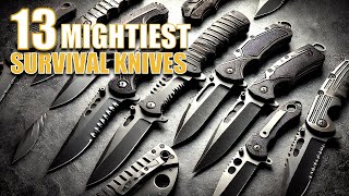 13 Mightiest Survival Knives At the Next Level [upl. by Ilbert682]