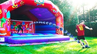 BOUNCY CASTLE PENALTY CHALLENGE [upl. by Anirtruc]