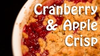 Apple Cranberry Crisp Recipe [upl. by Neelahs]