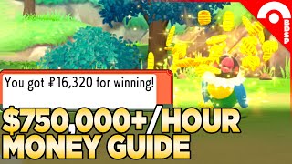 How to Get 750000Hour Money Guide for Pokemon Brilliant Diamond [upl. by Akemihs]