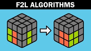 Advanced F2L Algorithms [upl. by Louth122]