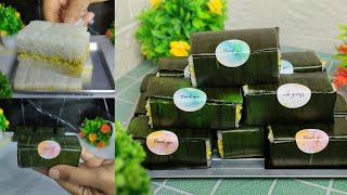 LEMPER AYAM dan cara bungkus dengan daun pisang tanpa steples lemperayam lemper faithdanmama [upl. by Maryanne586]