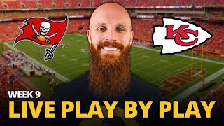 Buccaneers vs Chiefs LIVE play by play reaction  Week 9 MNF [upl. by Enaira577]