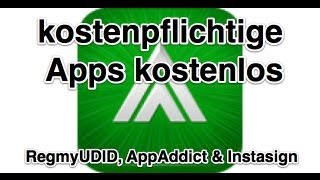 kostenpflichtige Apps kostenlosmitohne JailbreakAppAddictRegmyUDIDDeutschHD [upl. by Nnaynaffit]