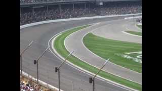 2013 Indy 500 Kanaan Lead Franchitti Crash [upl. by Eerihs139]