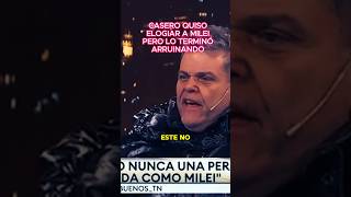 CASERO HUNDIÓ A MILEI SIN QUERER casero alfredocasero milei mileipresidente macroeconomia [upl. by Rorie]