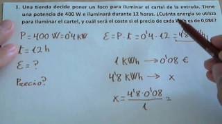 Potencia y energía eléctrica ¿Cuánto costará [upl. by Ahsyek387]