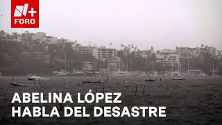 Presidenta municipal de Acapulco descarta muertos y desaparecidos por John  Las Noticias [upl. by Aerdnua]