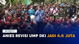 Anies Revisi UMP DKI 2022 Jadi Rp4641854 [upl. by Aralomo]