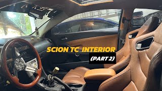 Scion TC Leather Install Pt 2  JayStayCruisin  JDM [upl. by Buxton814]