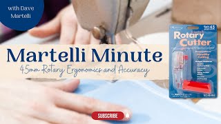 Martelli Minute 45mm Rotary Cutter Ergonomics and Accuracy [upl. by Josie]