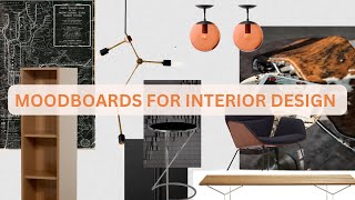 My Secret to Amazing Moodboards  How I make design boards for Interior Design [upl. by Somerville147]