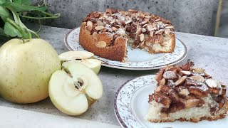 French Apple Cake  The easiest apple cake recipe  Soft amp Delicious cake in 10 minutes ASMR🍏🍎 [upl. by Betsey]