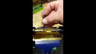 making 270AR brass from 65x47 lapua [upl. by Gnud673]