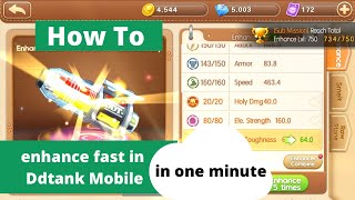 Ddtank Mobile  How to enhance weapon fast [upl. by Drud]