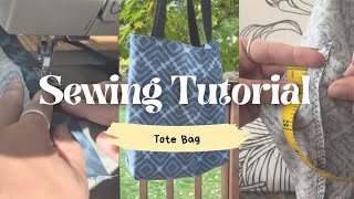 Tote Bag Sewing Tutorial [upl. by Aem]