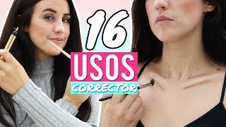 16 USOS FANTASTICOS QUE LE PODEMOS DAR A UN CORRECTOR  TIPS DE BELLEZA [upl. by Desiree]