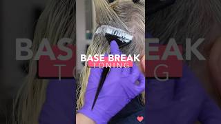 Have you tried this Base Break Toning on Blonde Foil Highlights haircolor [upl. by Yankee]