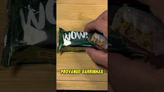 PROVANDO BARRINHA DE PROTEÍNA whey academia wheyprotein review barrinha [upl. by Lindsay]