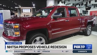 NHTSA calls for redesign of large SUVs and pickups [upl. by Lowndes]